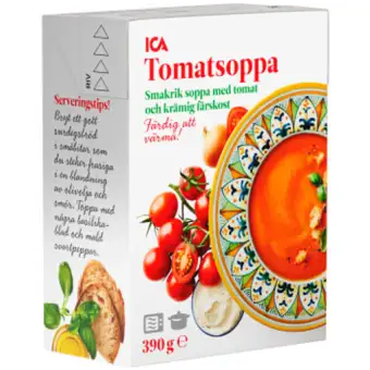 ICA Tomatsoppa Färskost 390 g
