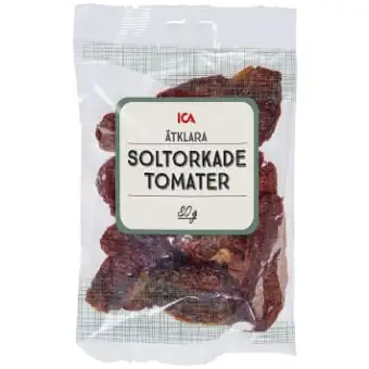 ICA Soltorkade ätklara tomater 80g