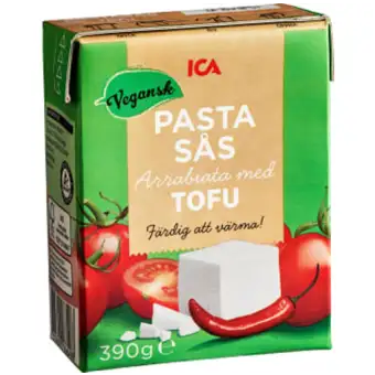 Ica Pastasås Arrabiata med tofu Vegansk 390g