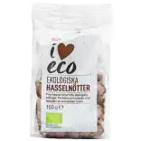 ICA I love eco Hasselnötter naturel 100g