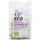ICA I love eco Cashewnötter naturell 100g