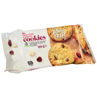ICA Cookie Tranbär & Vit Choklad Glutenfri 150g
