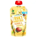ICA I LOVE ECO Fruktsmoothie mango & ananas 120g