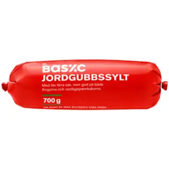 ICA BASIC Jordgubbssylt refill 700g