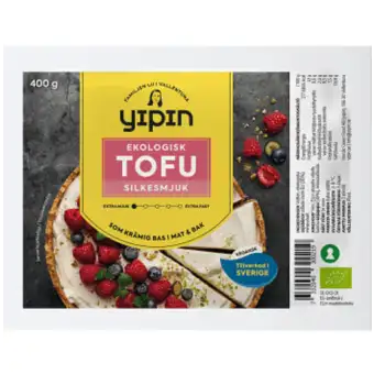 YIPIN Tofu silkesmjuk Ekologisk 400g