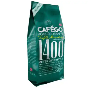 Cafégo Kaffebönor Triple Mountain 450g
