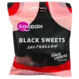 GOODISH Godis Black Sweets Salthallon lakrits 100g