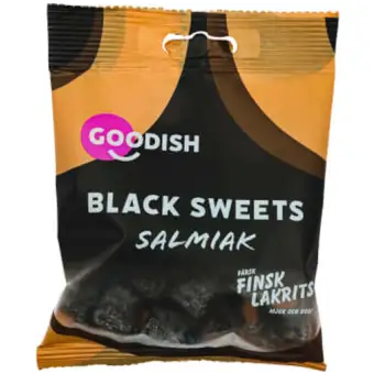 GOODISH Godis Black Sweets Salmiak 100g