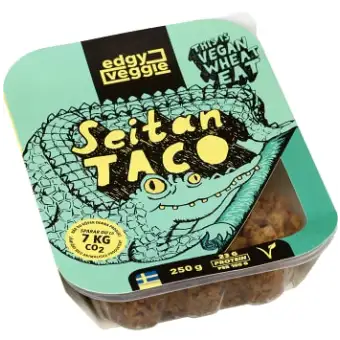 Edgy Veggie Pulled seitan taco 250g