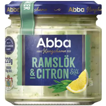 Abba Ramslök & citronsill 220g