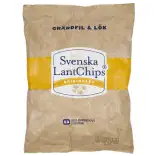 Svenska Lantchips Chips Gräddfil & Lök 200g