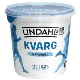 Lindahls Kvarg Naturell 0,2% 900g