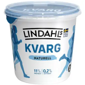 Lindahls Kvarg Naturell 0,2% 900g