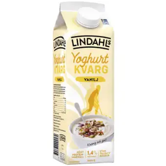 Lindahls yoghurtkvarg vanilj 1l