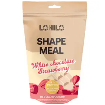 Lohilo Måltidsersättning Shape Protein - Strawberry White 350g