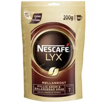 Nescafe Snabbkaffe Refill Lyx Mellanrost