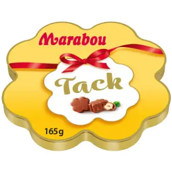 Marabou Chokladpraliner Hasselnöt Tack 30-p 165g