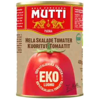 Mutti Hela Skalade Tomater 400g KRAV