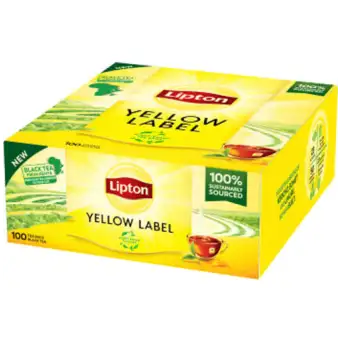 LIPTON Svart Te Yellow label 100p